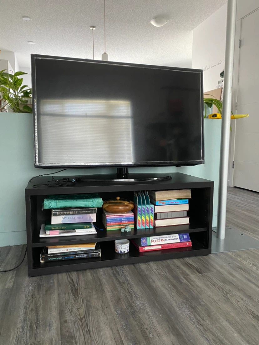 Black Media Console/TV Stand - photo 2