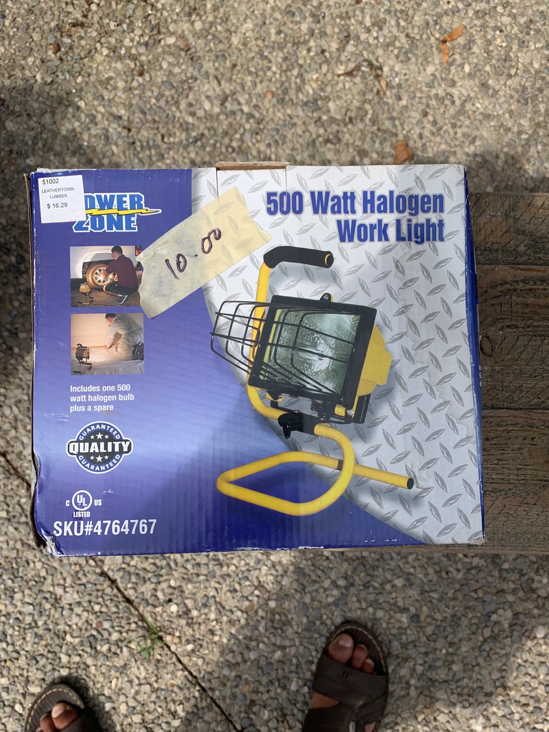 Power Zone 500 Watt Halogen Work Light