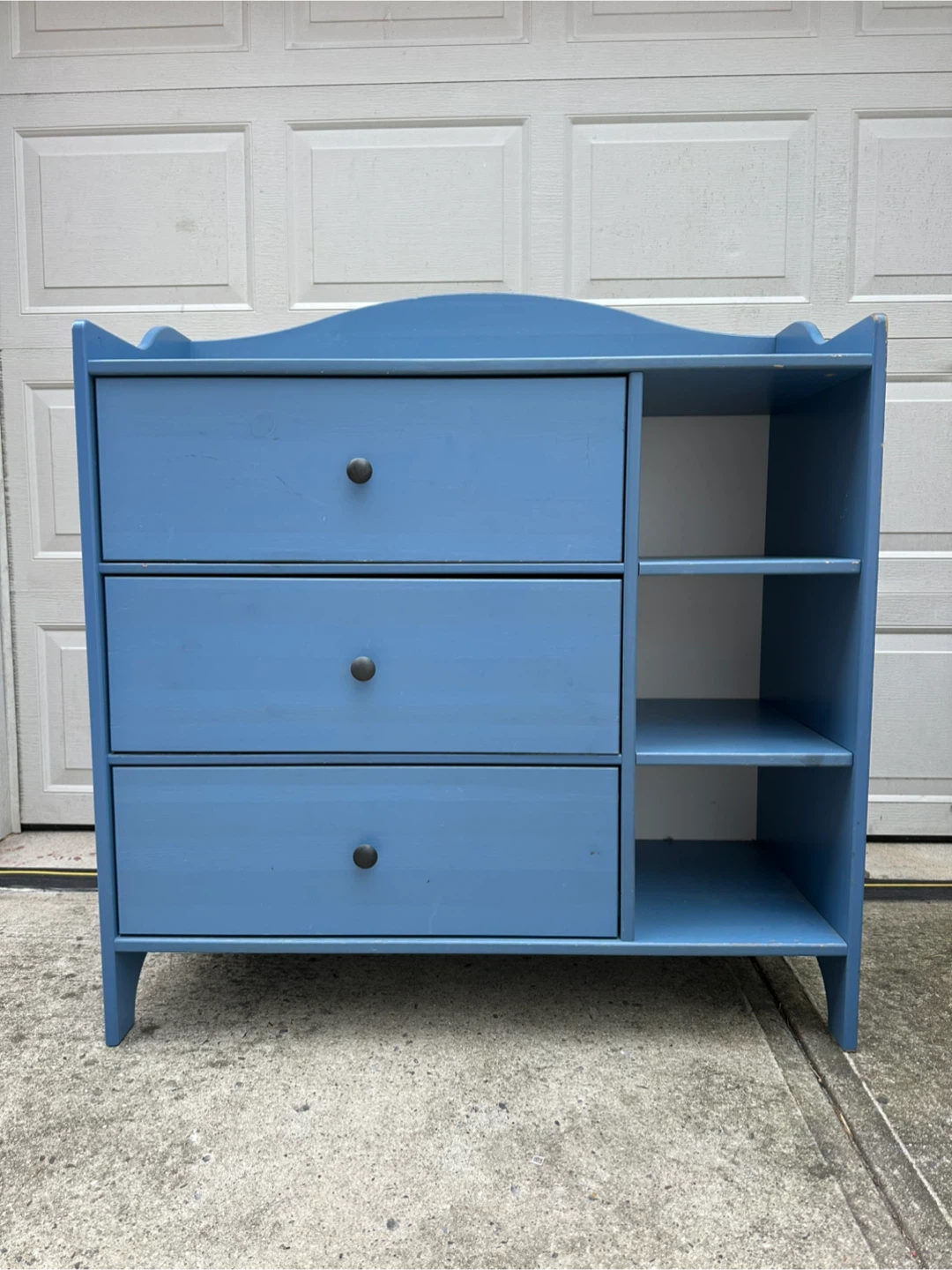 IKEA Blue 3-Drawer Dresser / Storage Unit