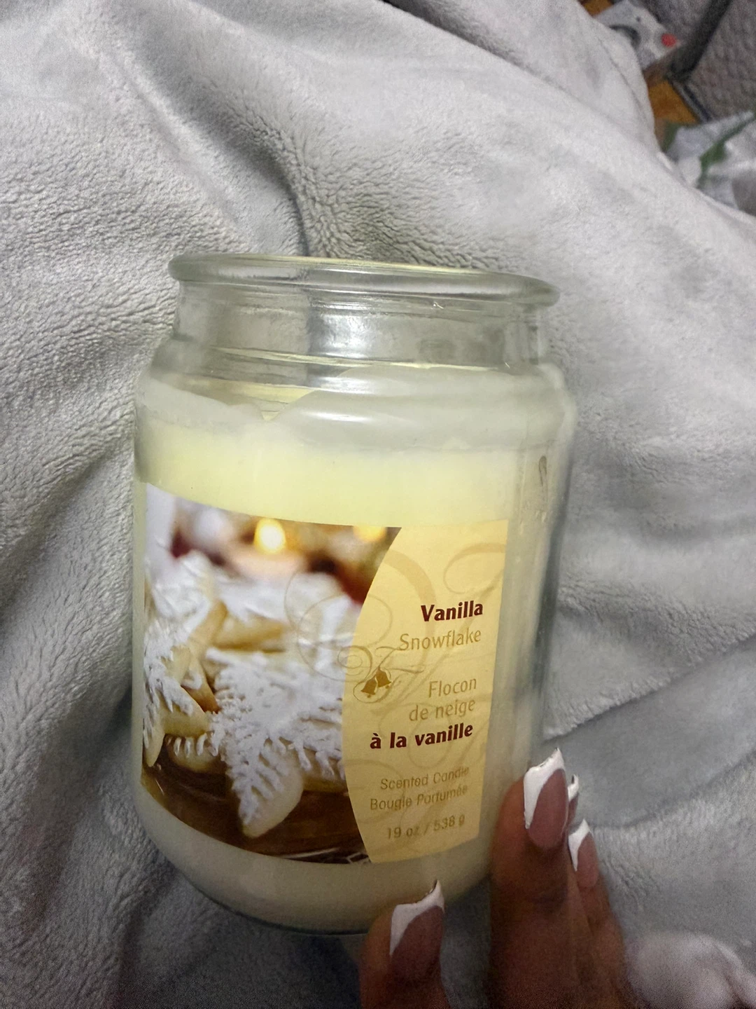 Vanilla Snowflake Scented Candle