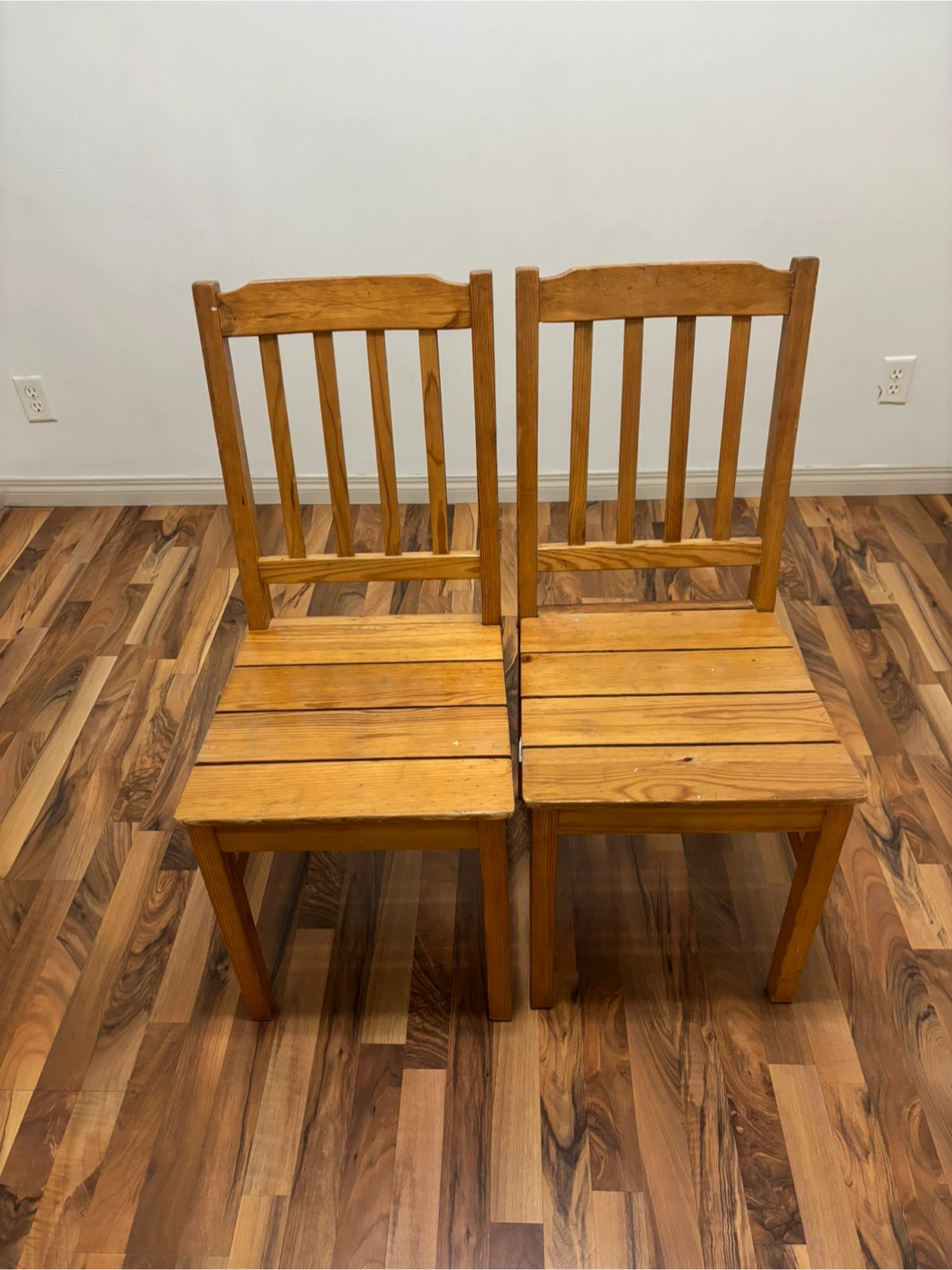 Wooden Dining Chairs - Set of 2 - photo 2