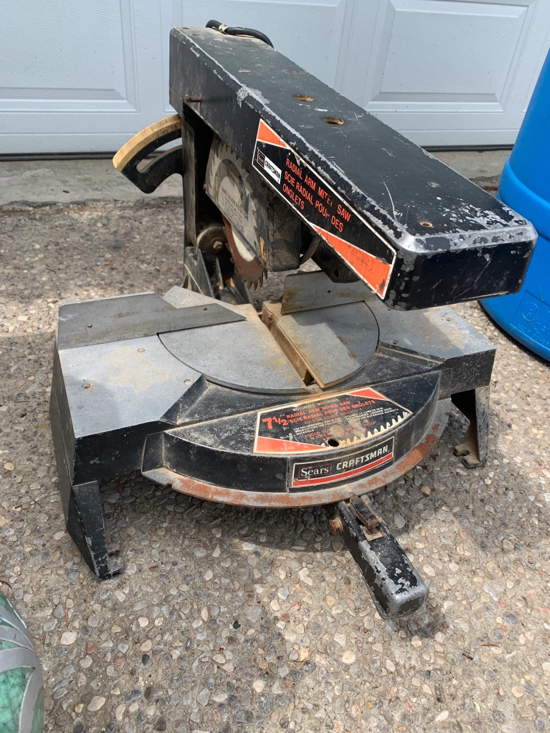 Craftsman 7 1/2" Radial Arm Miter Saw