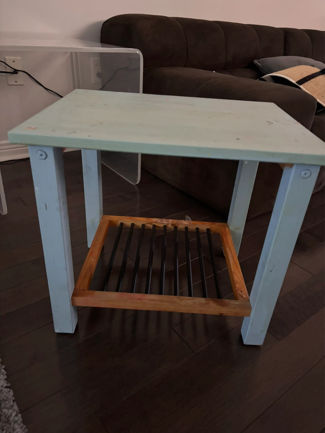 Kids Nightstand with Shelf