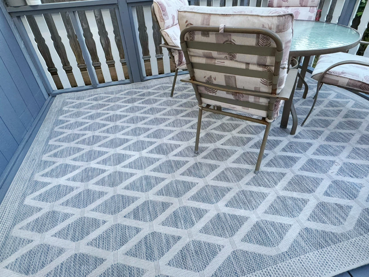 ⭐️SALE⭐️Terrace Collection Outdoor Area Rug / Patio Rug - Grey