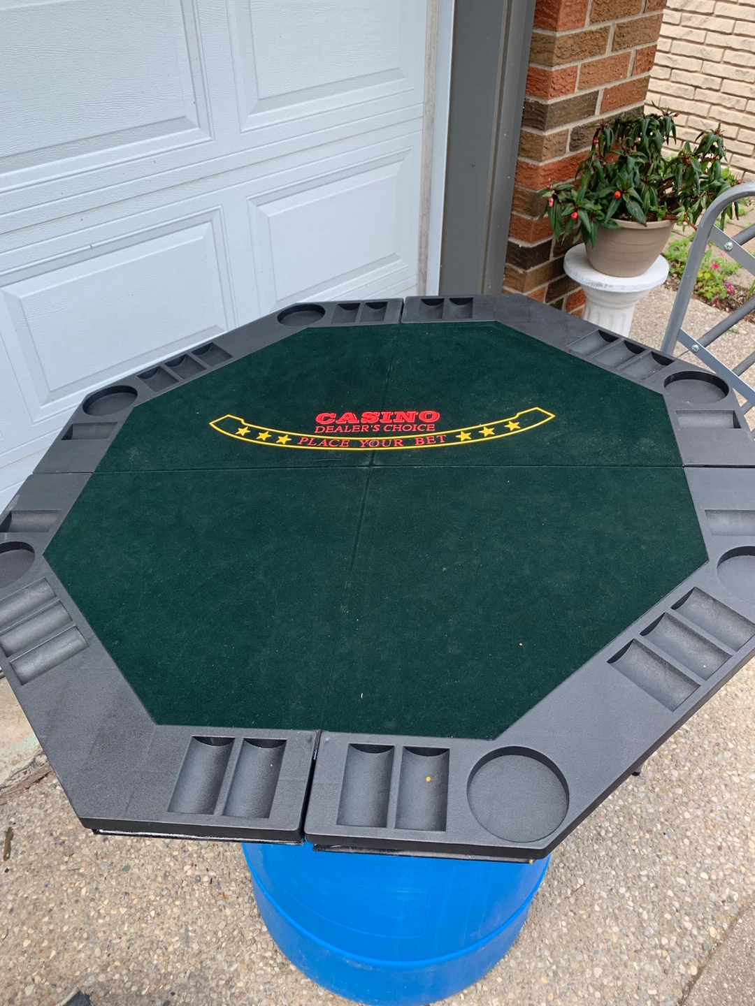 Casino Dealer's Choice Poker Table