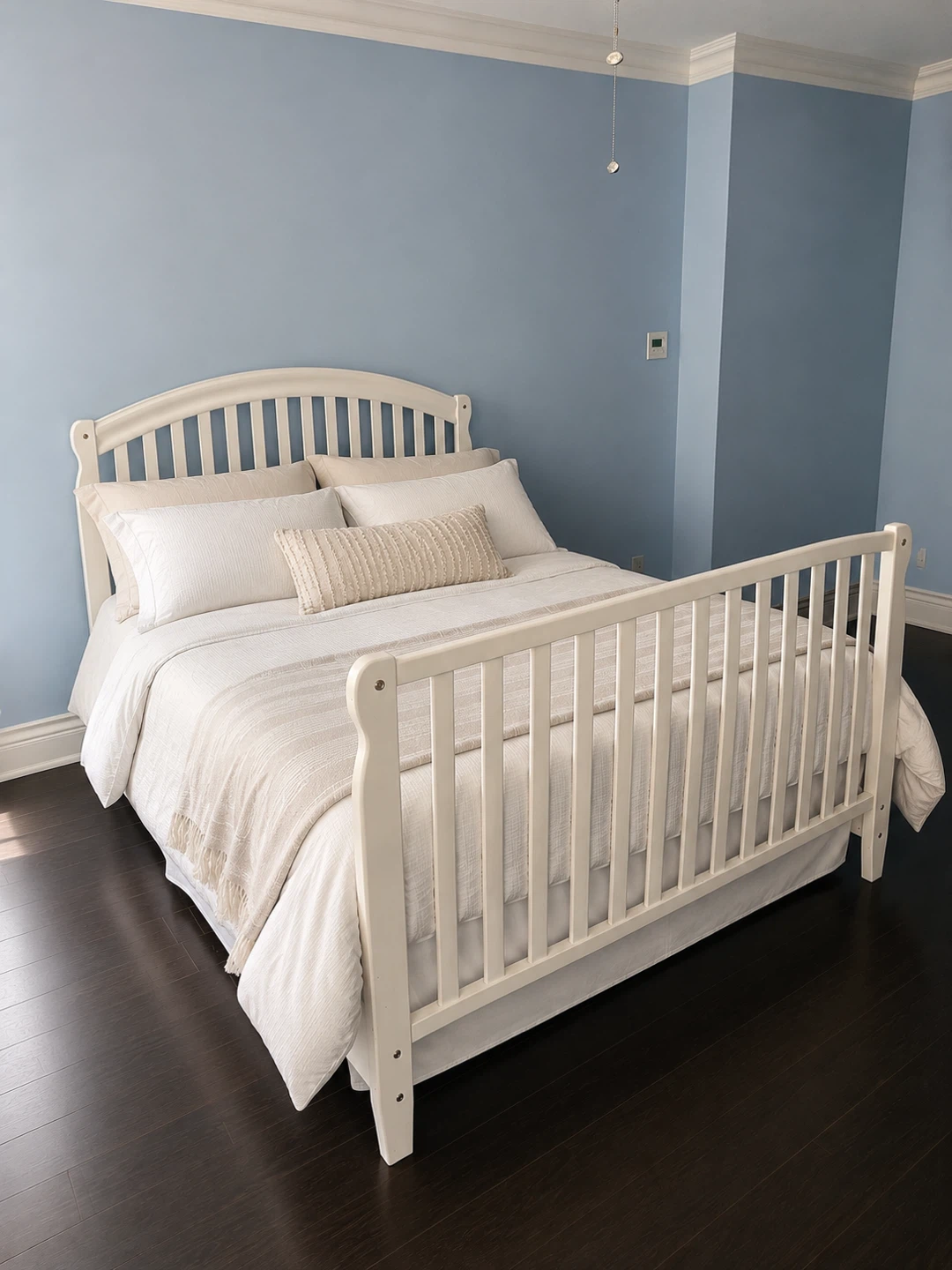 Twin Bed Frame & Wardrobe Set - Solid Wood - Excellent Condition
