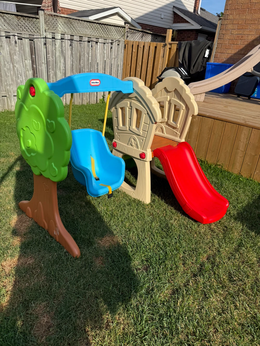 Little Tikes Swing Set and Slide - photo 2