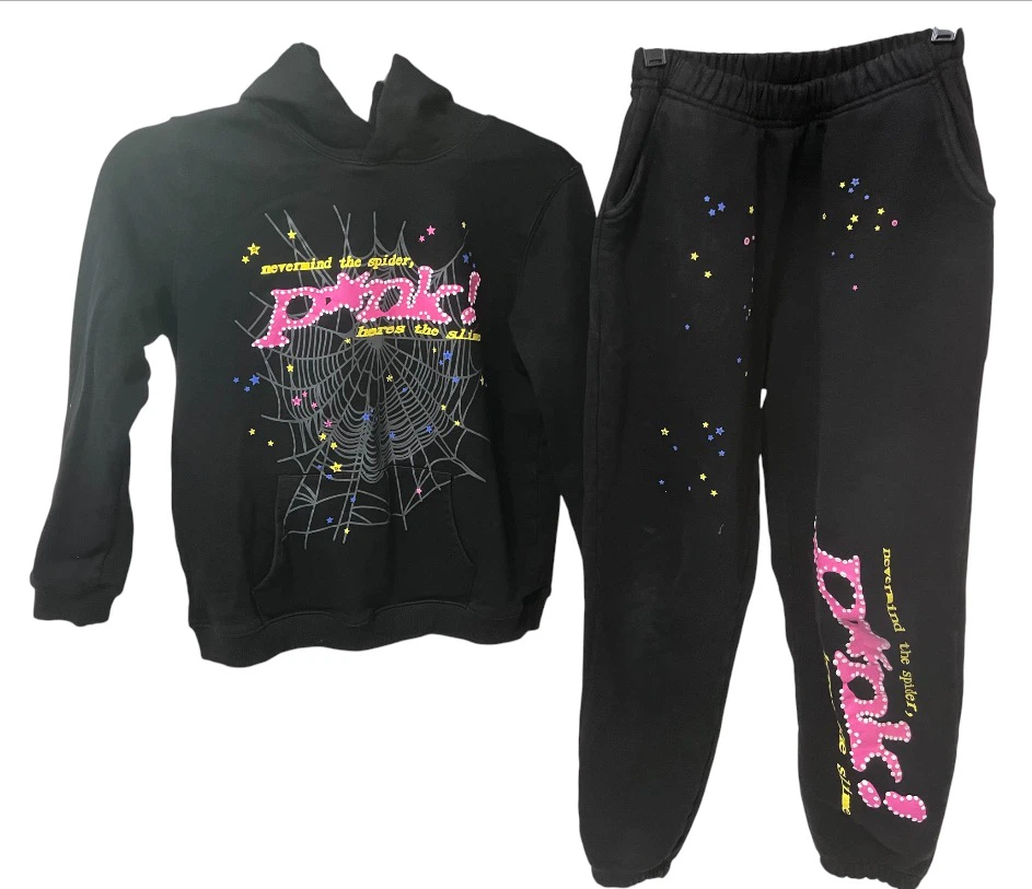 Sp5der Kids Hoodie & Jogger Set – Kids XL (Approx. Ages 12–14)
