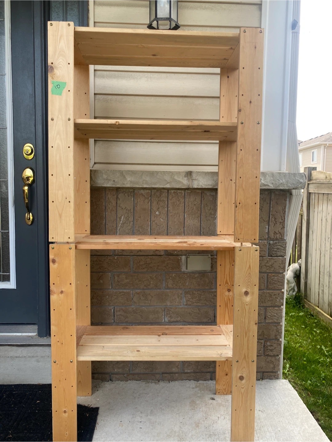 Wooden 3-Tier Shelf Unit