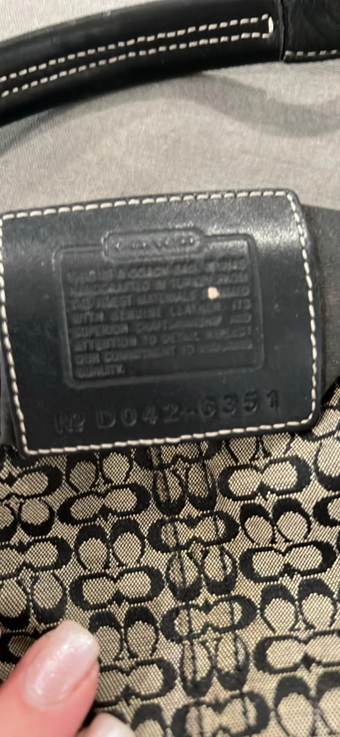Coach Signature Canvas Hobo Bag