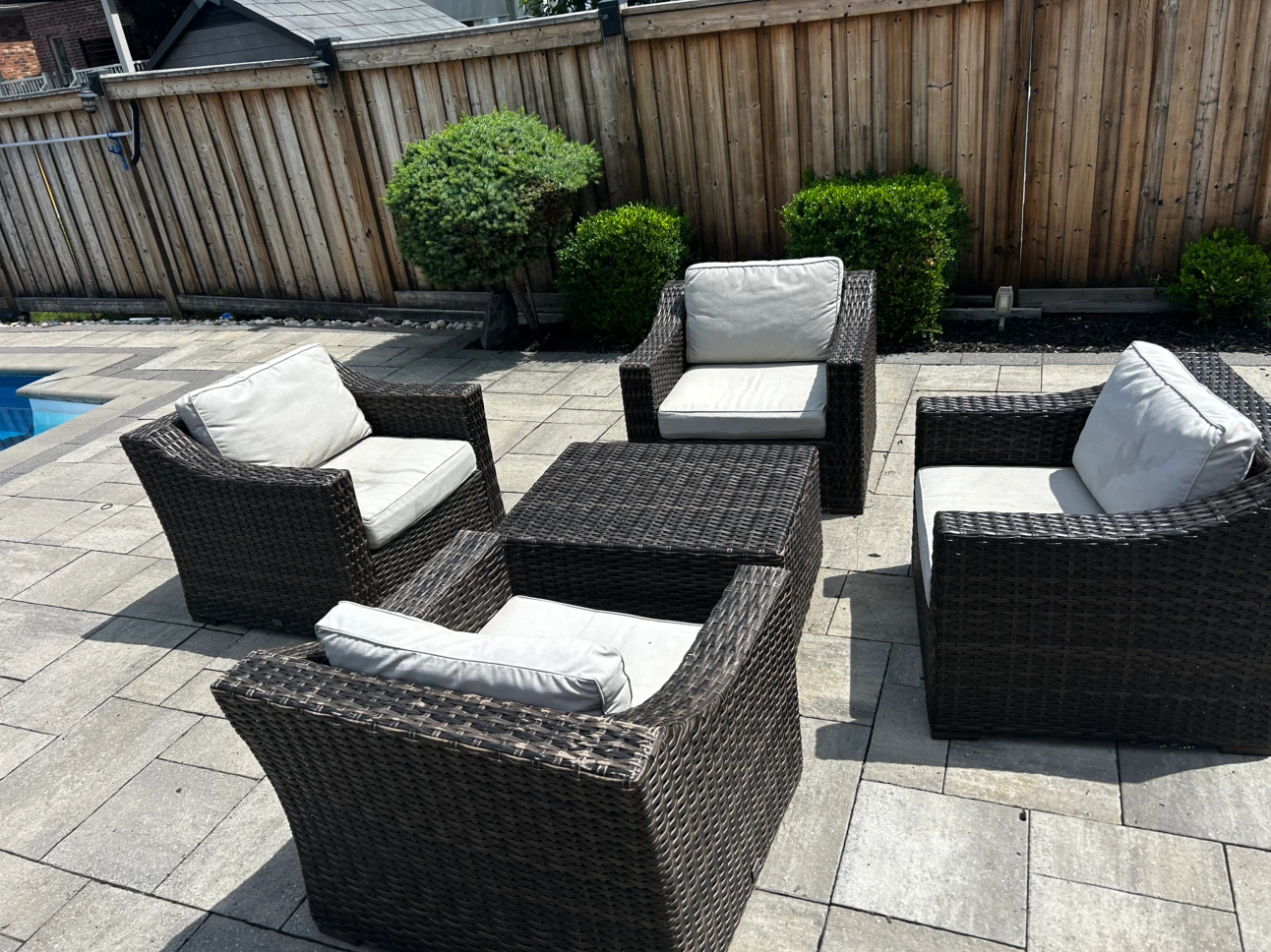 Wicker Patio Furniture Set