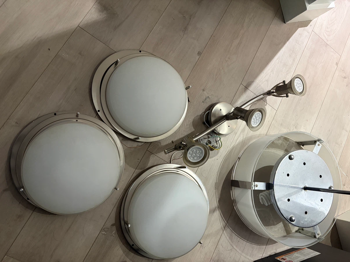 Flush Mount Ceiling Light Fixture Set
