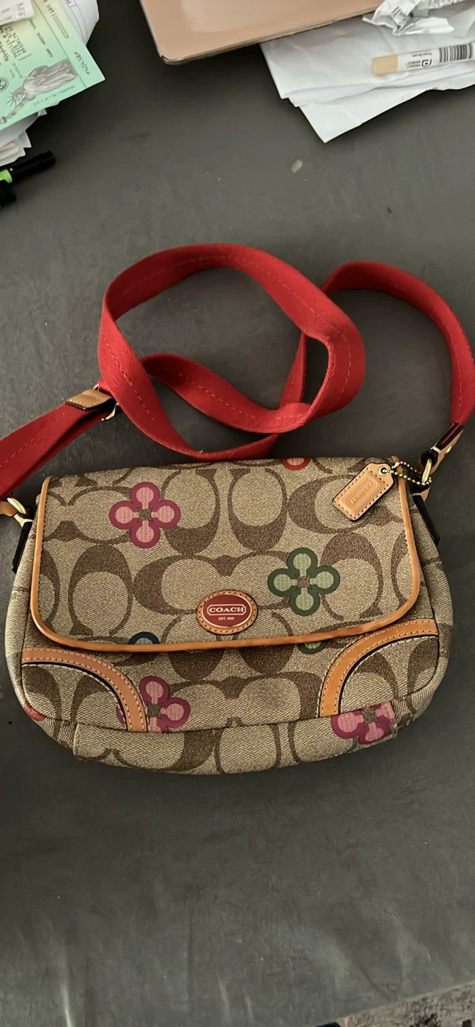 Coach Monogram Floral Small Crossbody Bag - photo 3