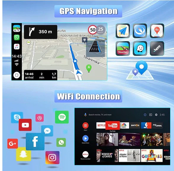 7 Inch Car Stereo with GPS, WiFi, Android Auto, CarPlay - photo 5