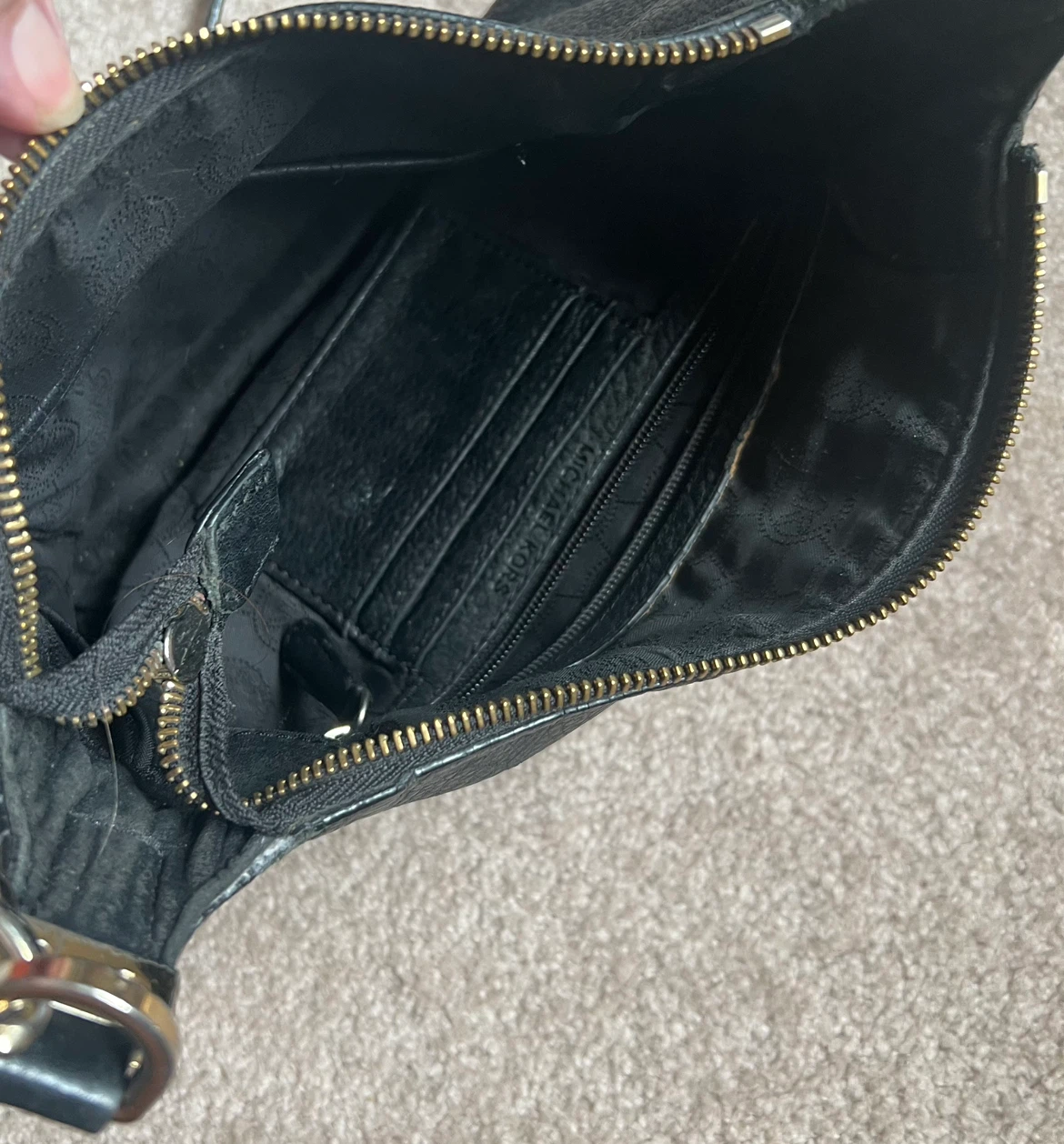 Michael Kors Black Leather Crossbody Bag - photo 3