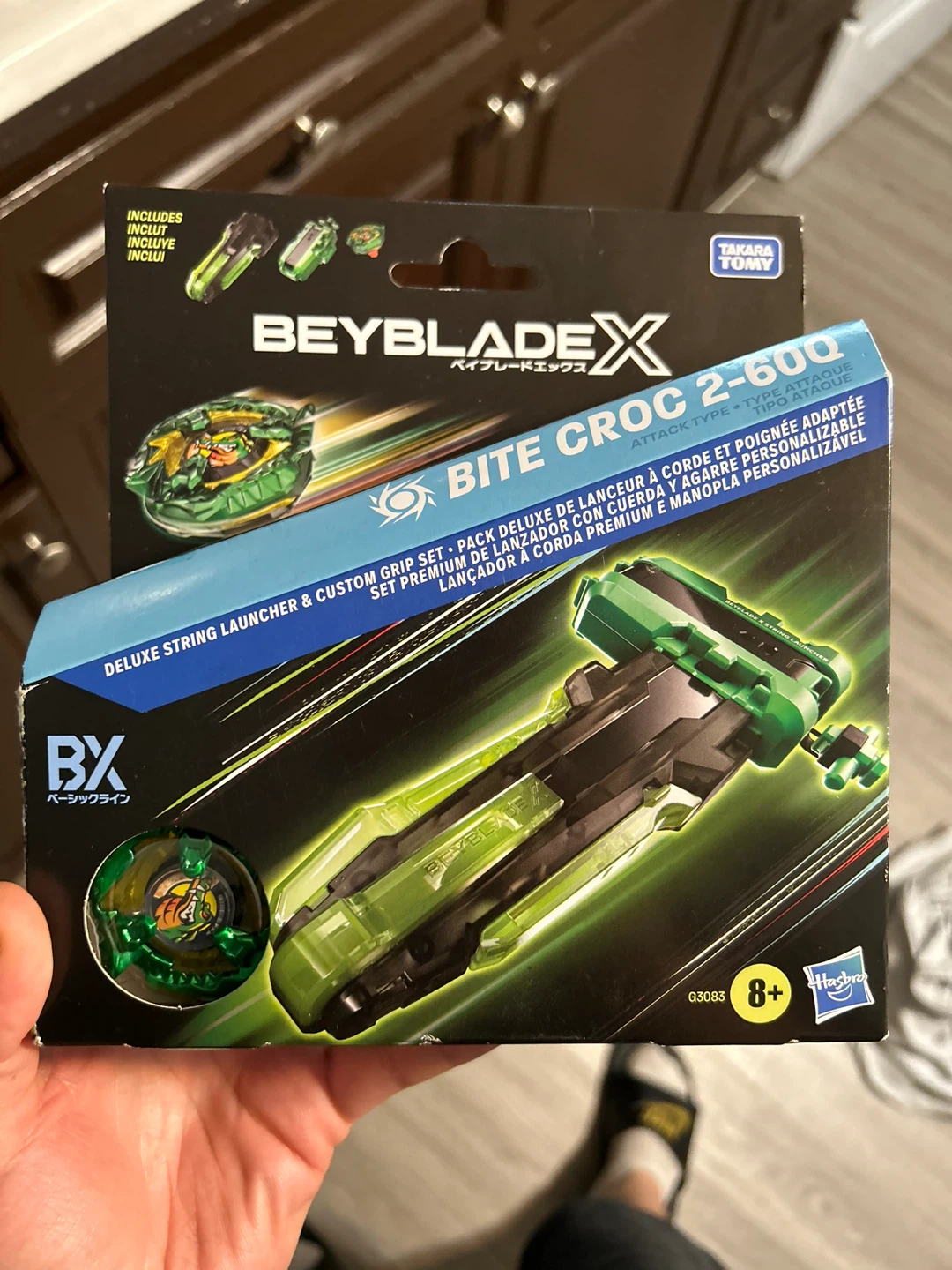 Beyblade X bite croc Custom Grip Set