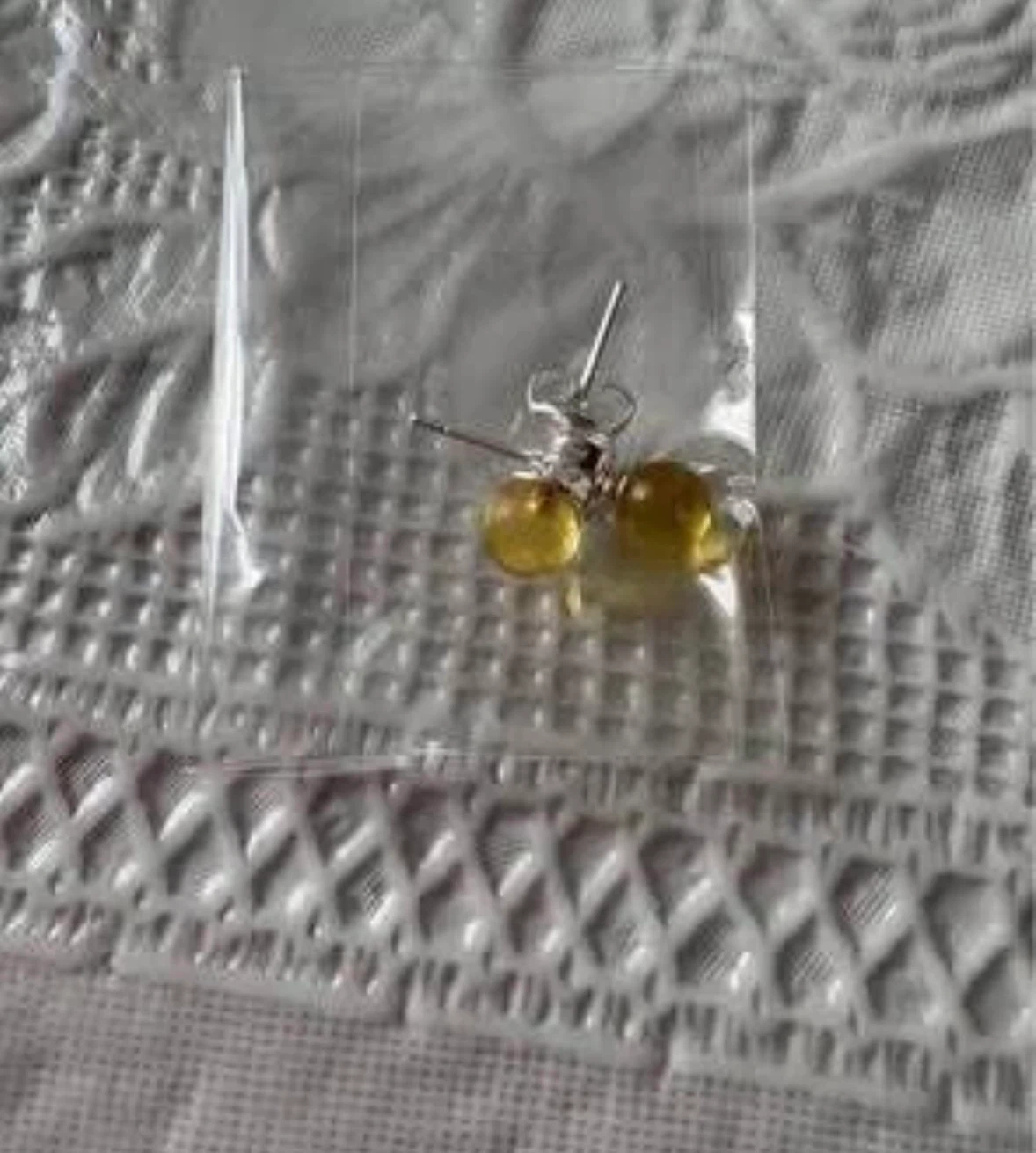 Amber earrings & Amber necklace -New, Both together for $5 - photo 5