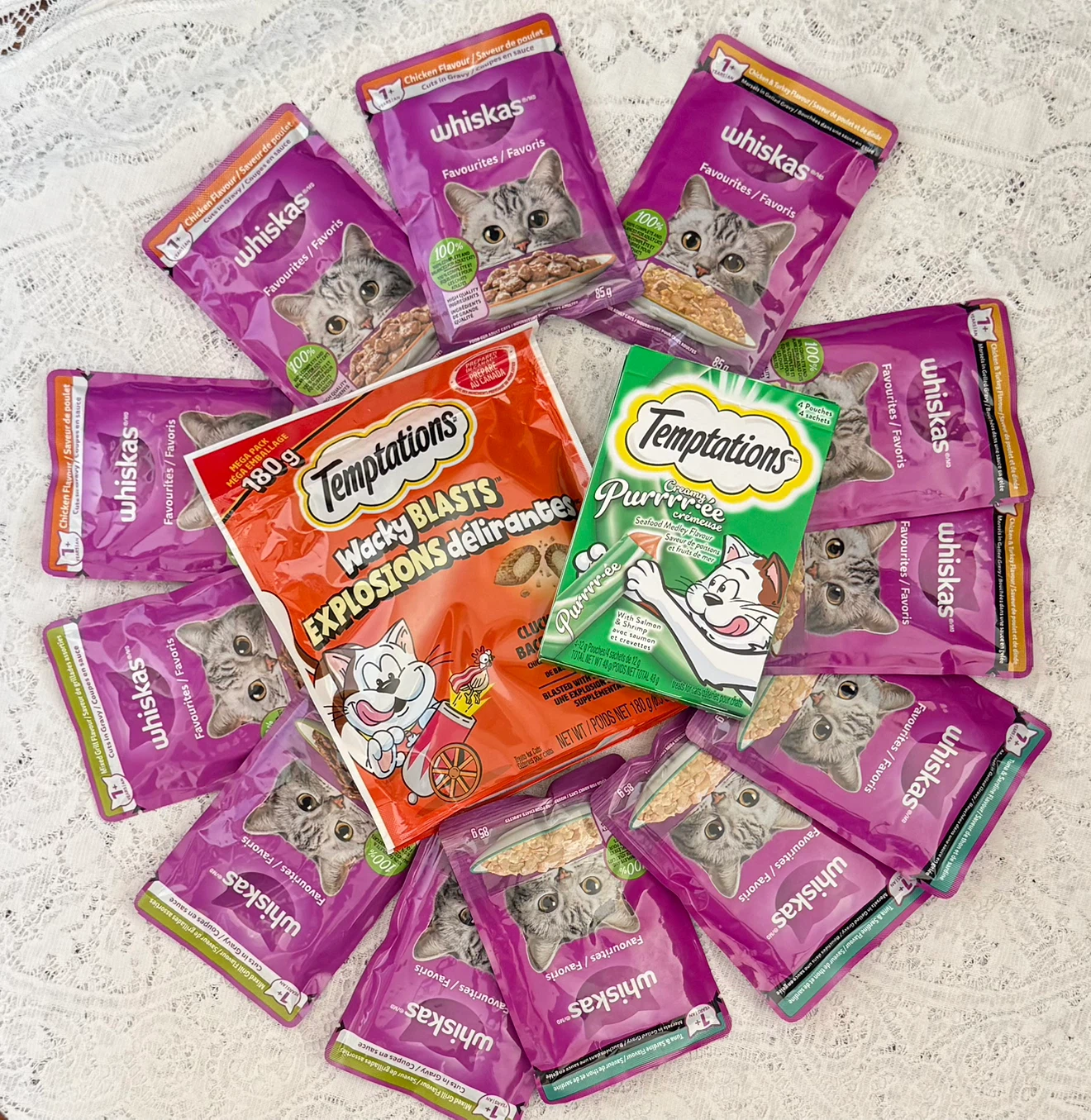 Whiskas Cat Food (May, 2027 expiry onwards)+Temptations treats