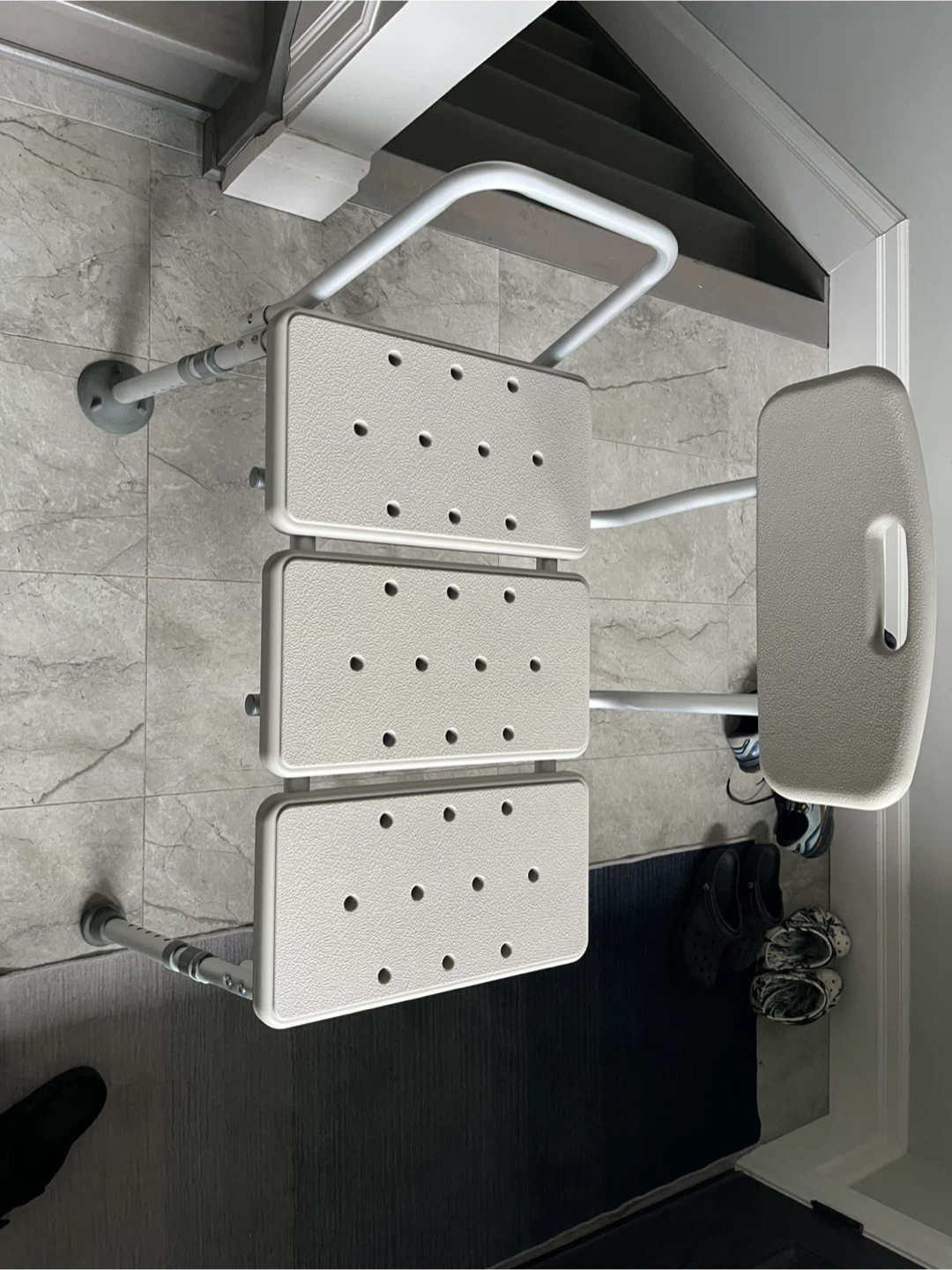 Adjustable Shower Chair with Backrest