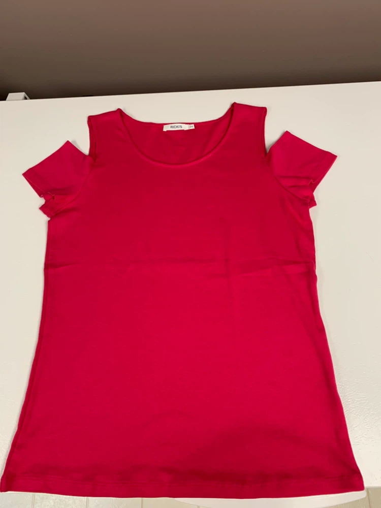 Pink Cold Shoulder Top - photo 3