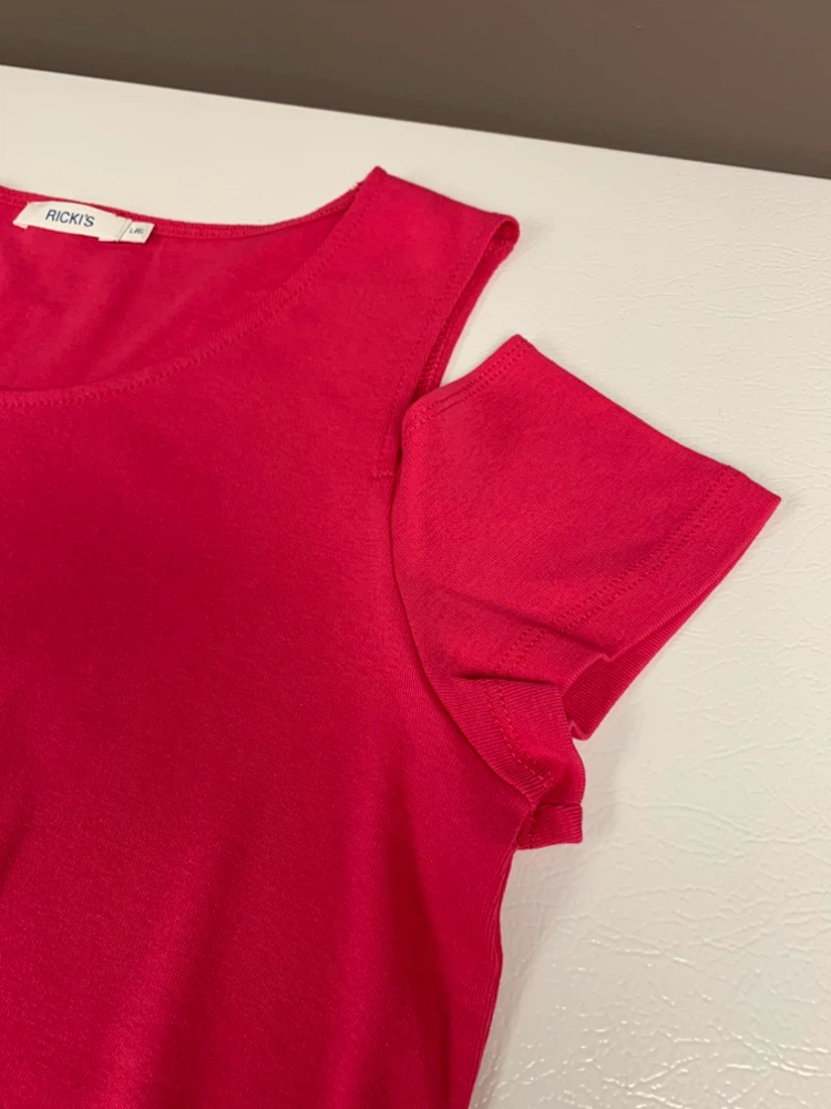 Pink Cold Shoulder Top - photo 4