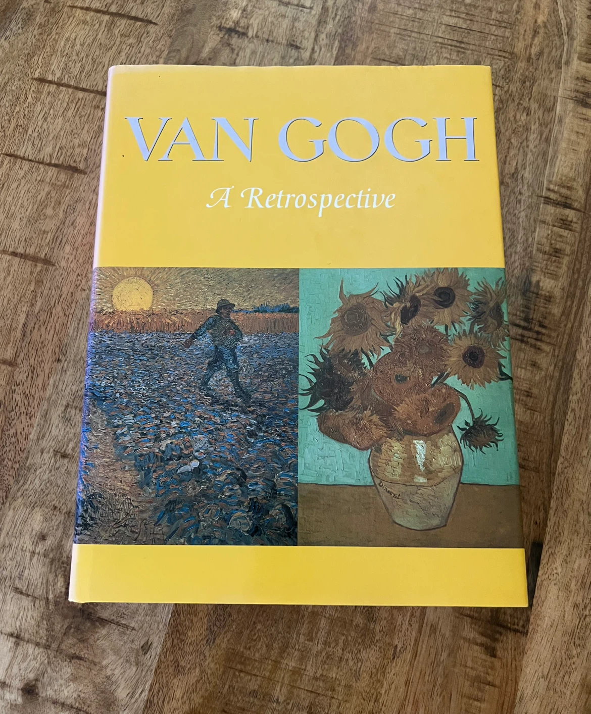 Van Gogh: A Retrospective Hardcover Coffee Table Art Book (1986)