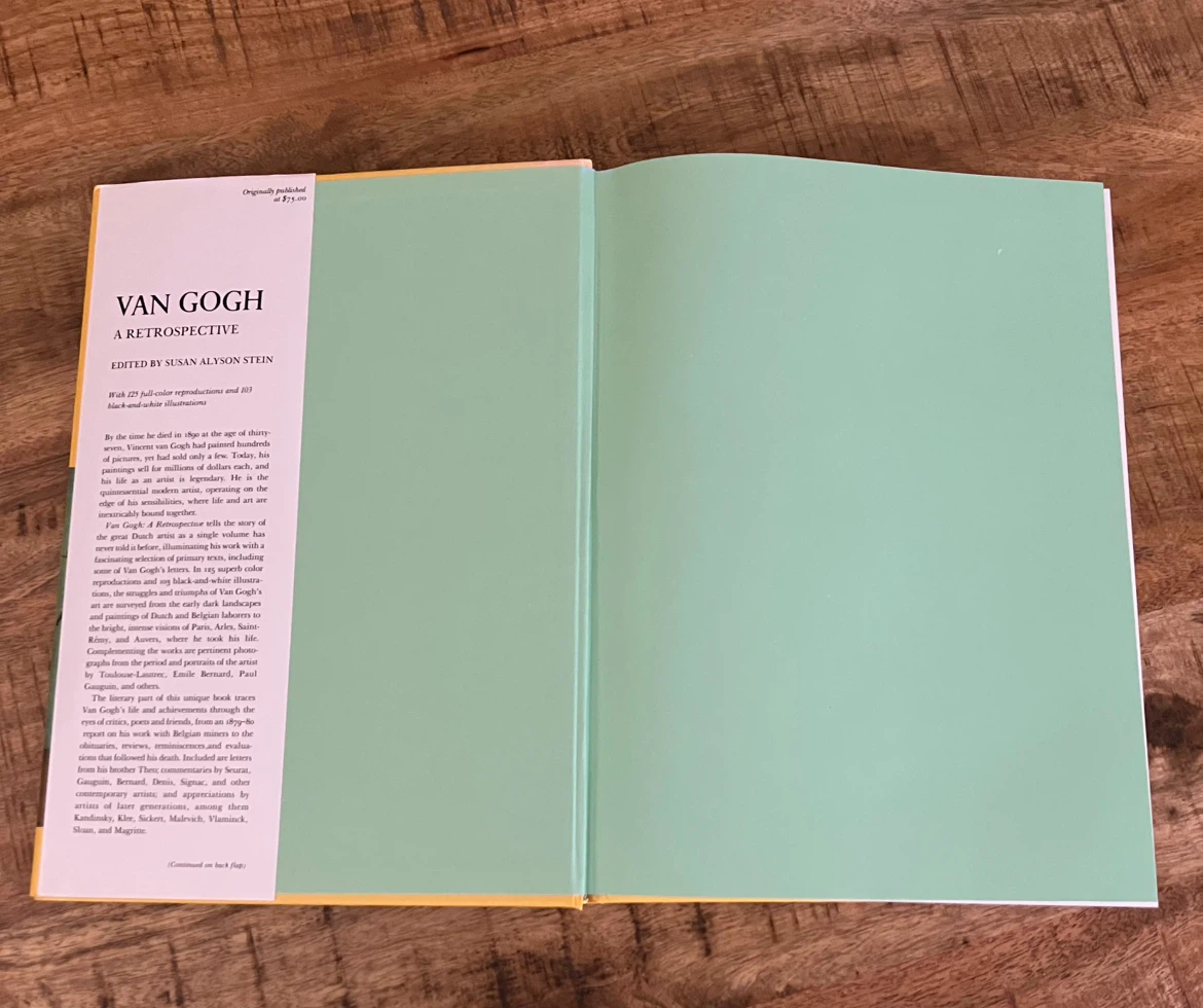 Van Gogh: A Retrospective Hardcover Coffee Table Art Book (1986) - photo 3