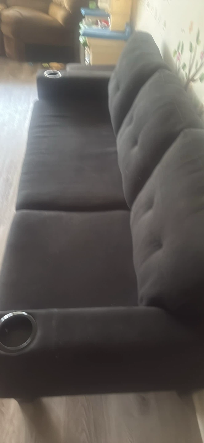 Black Ottoman Footstool - photo 4