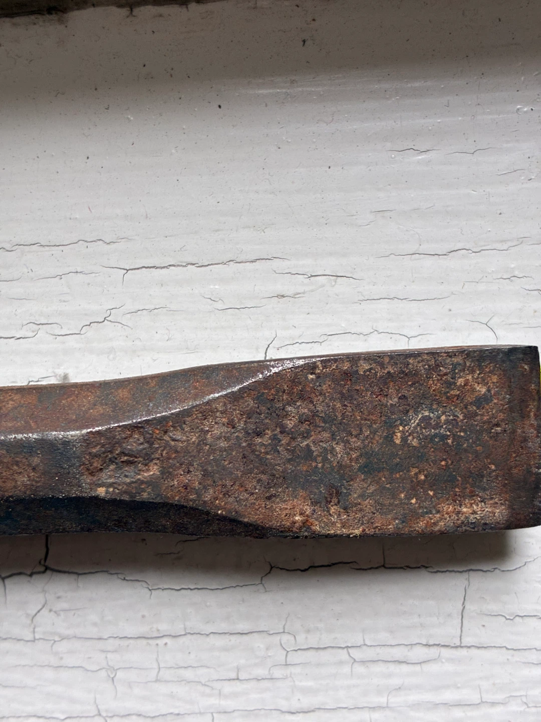 Vintage 9.5" Forged Steel Cold Chisel Heavy Octagonal Metal Tool - photo 2