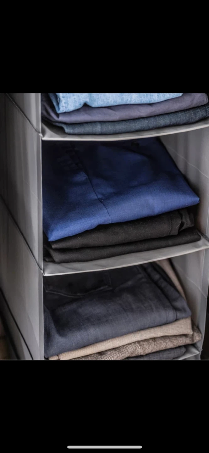Grey Hanging Closet Organizers - photo 3