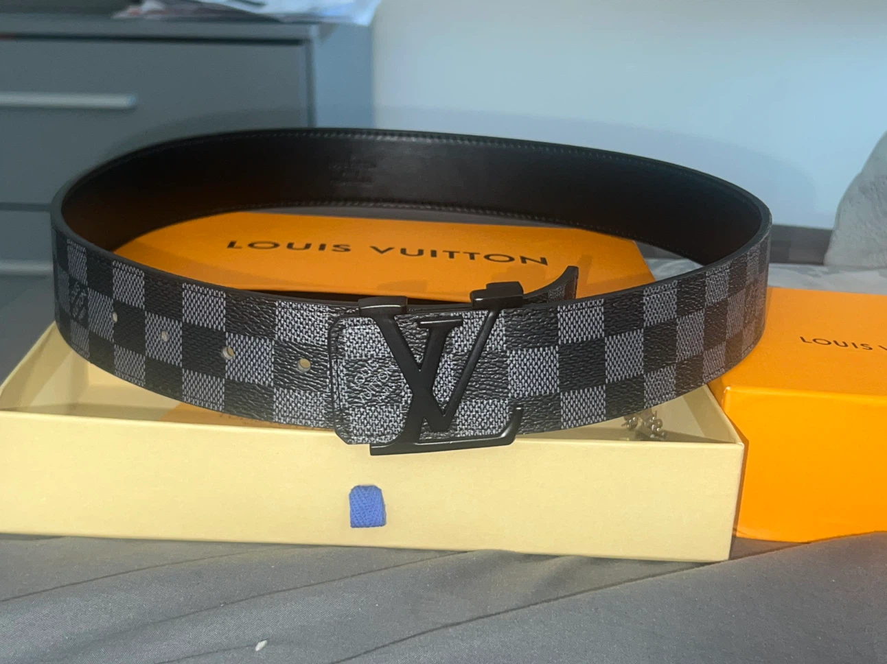 Louis Vuitton Damier Ebene Belt