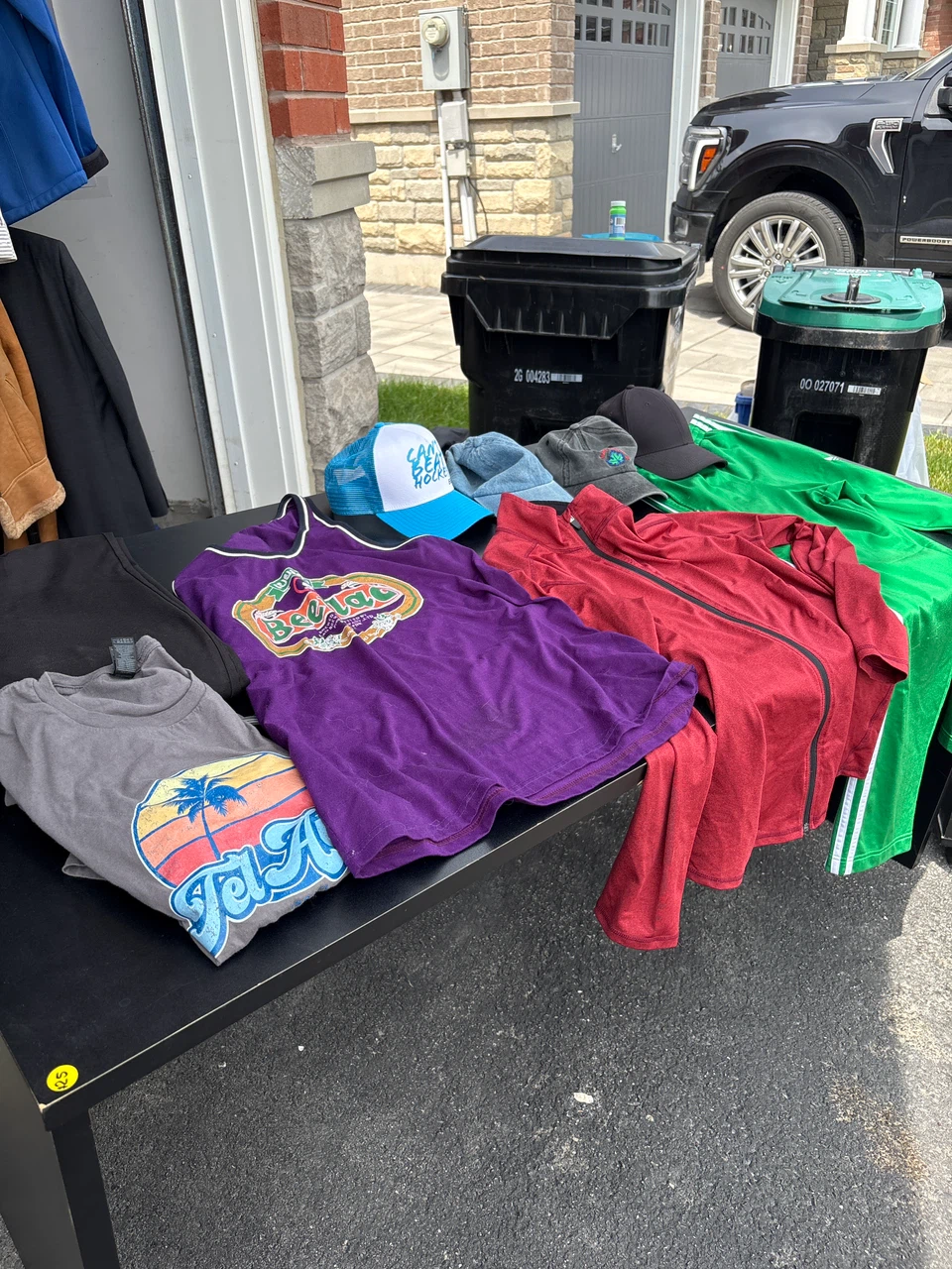 Assorted T-shirts and Hats
