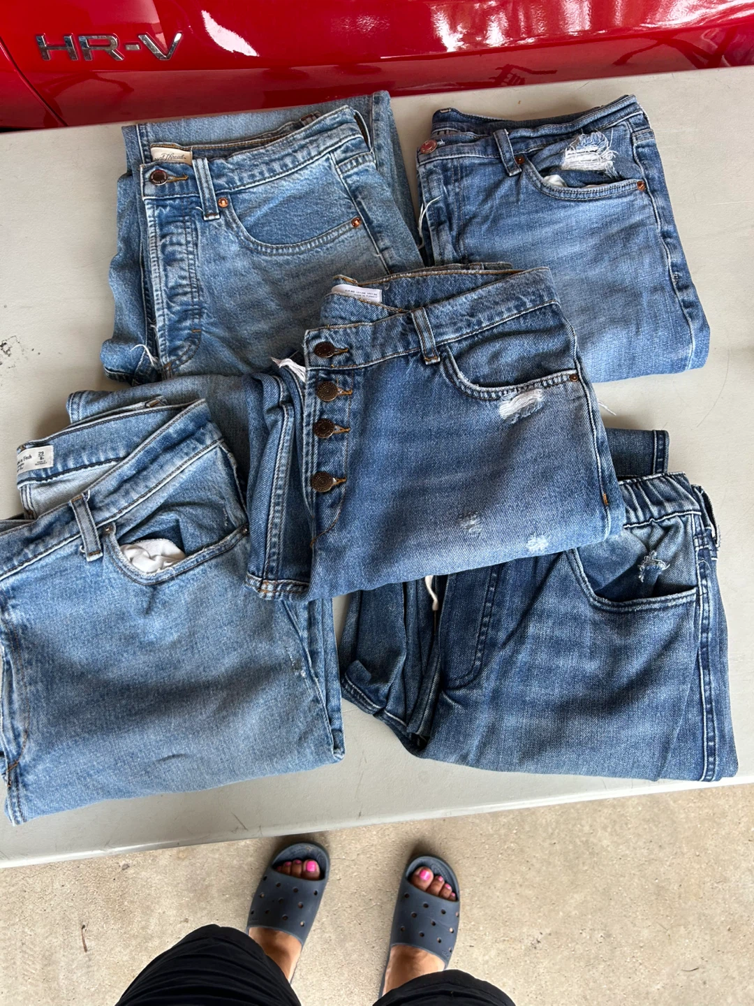 Lot of 5 pairs of Women's Jeans