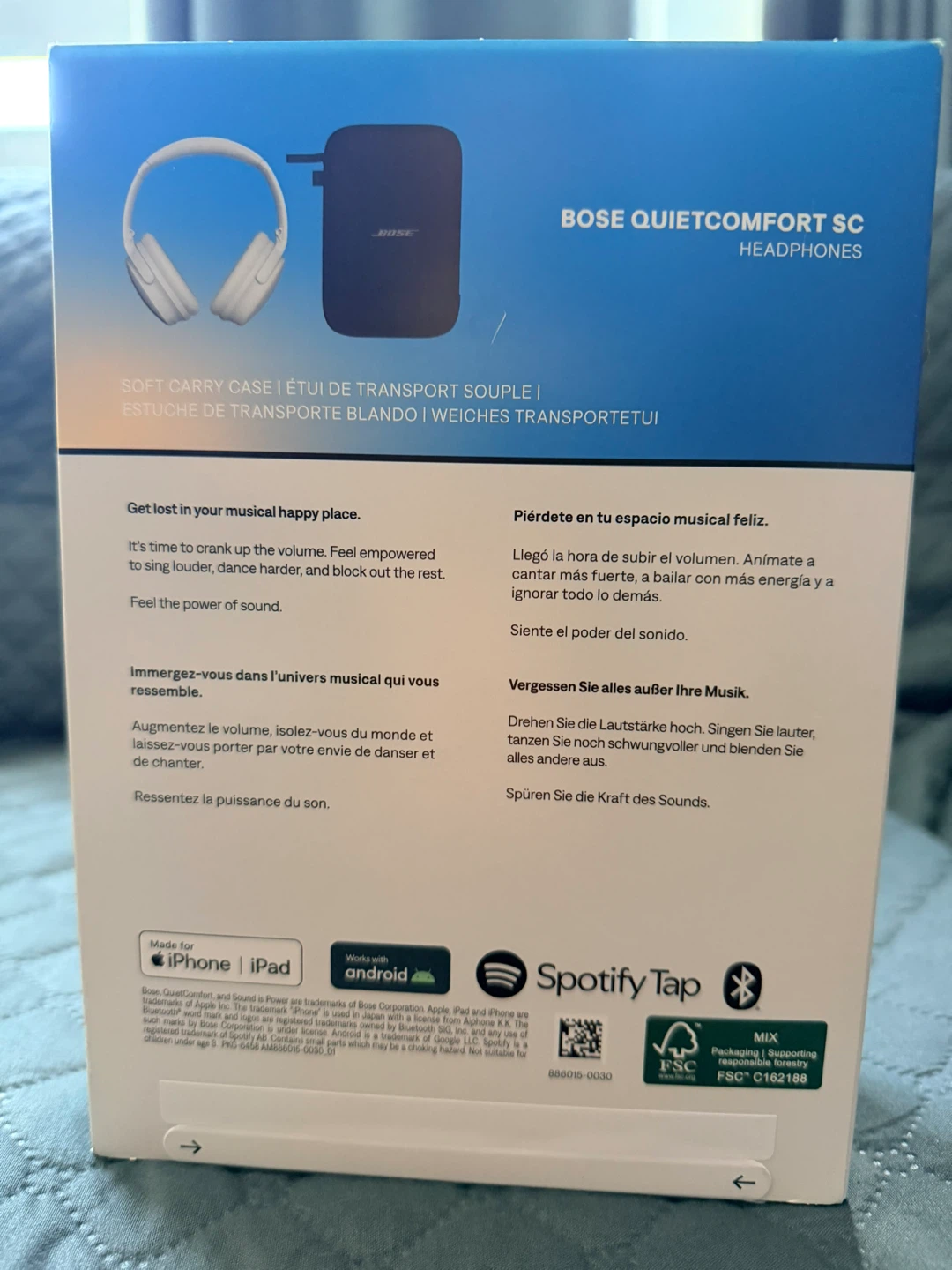 Bose QuietComfort SC Noise Cancelling Headphones