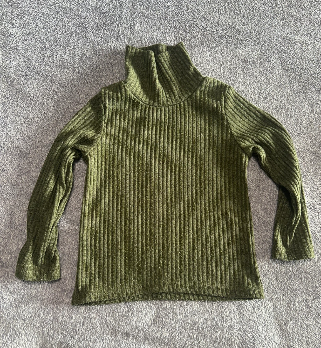 Turtleneck Tops - Grey, Green, Black