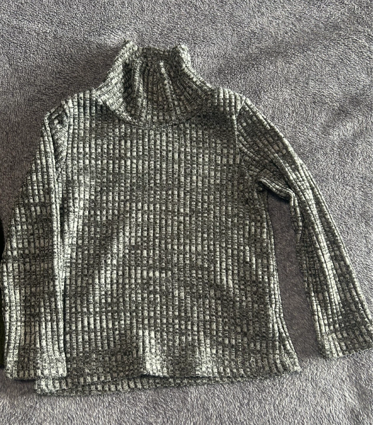 Turtleneck Tops - Grey, Green, Black - photo 2
