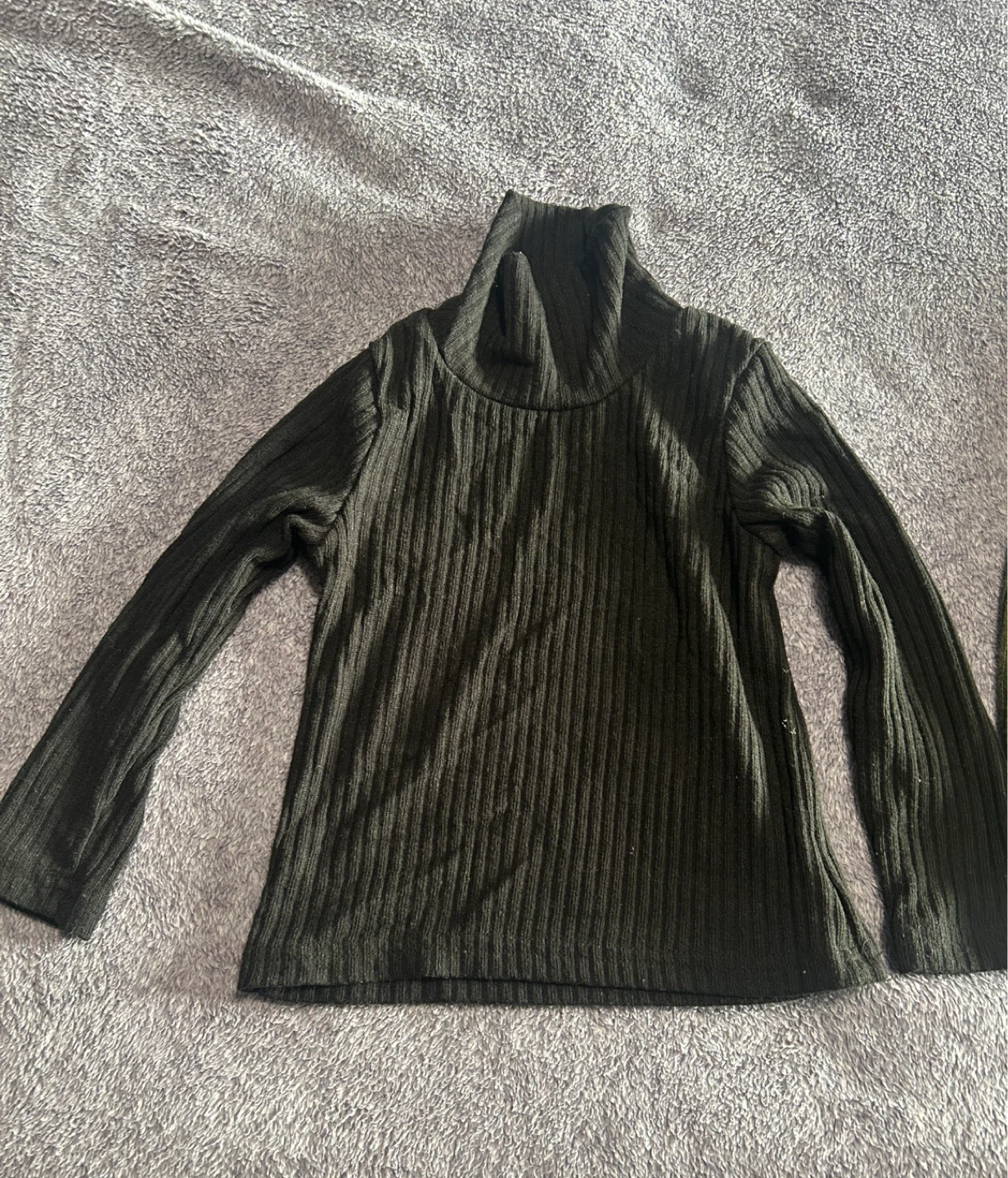 Turtleneck Tops - Grey, Green, Black - photo 3