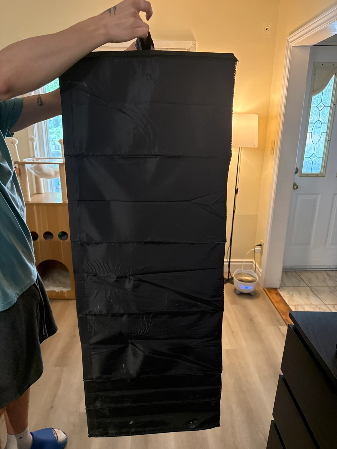 Black hanging closet organizer - photo 3