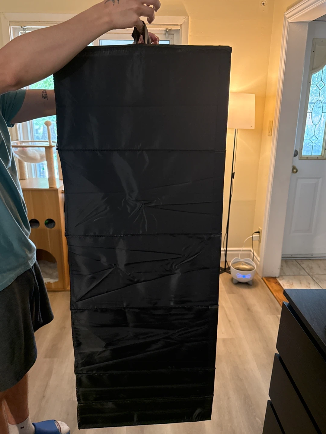 Black hanging closet organizer - photo 5