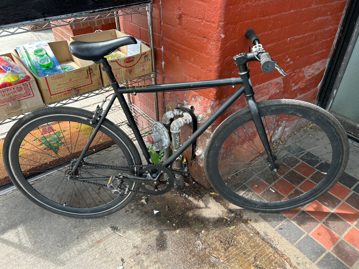Black Fixie Bike - 52cm