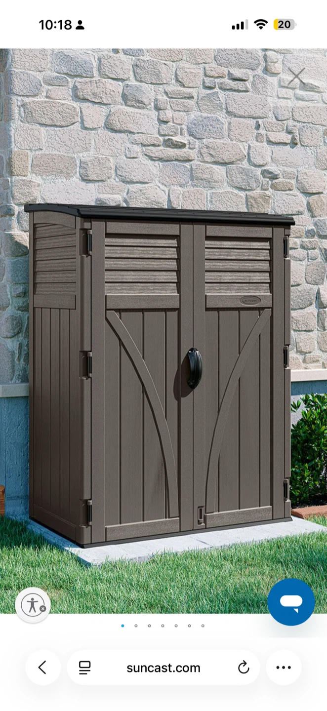 Suncast Large Vertical Shed
