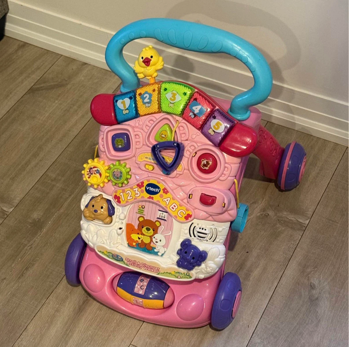 VTech Stroll & Discover Activity Walker Pink