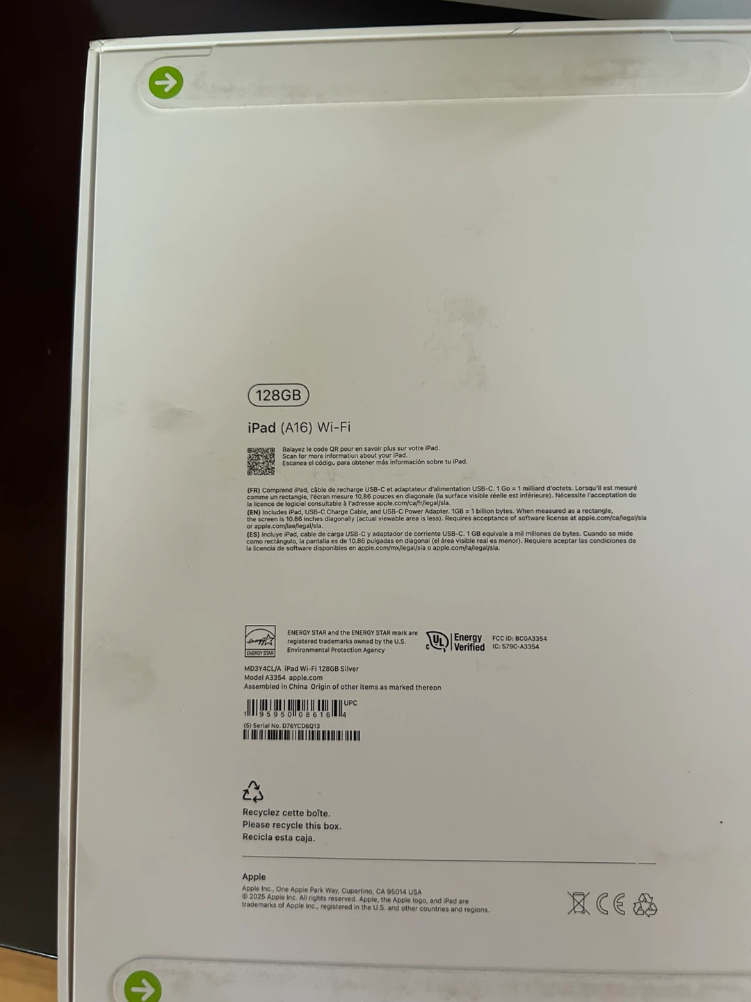 Apple iPad A16 (11th  Gen) Wi-Fi 128GB - photo 2