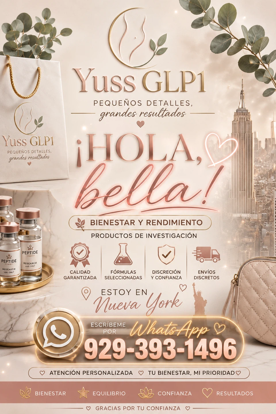 Yuss GLP1 Peptide Research Products