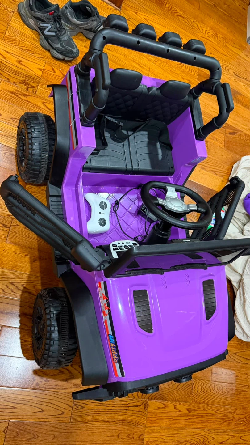 Purple Ride-On Jeep with Remote Control - photo 2