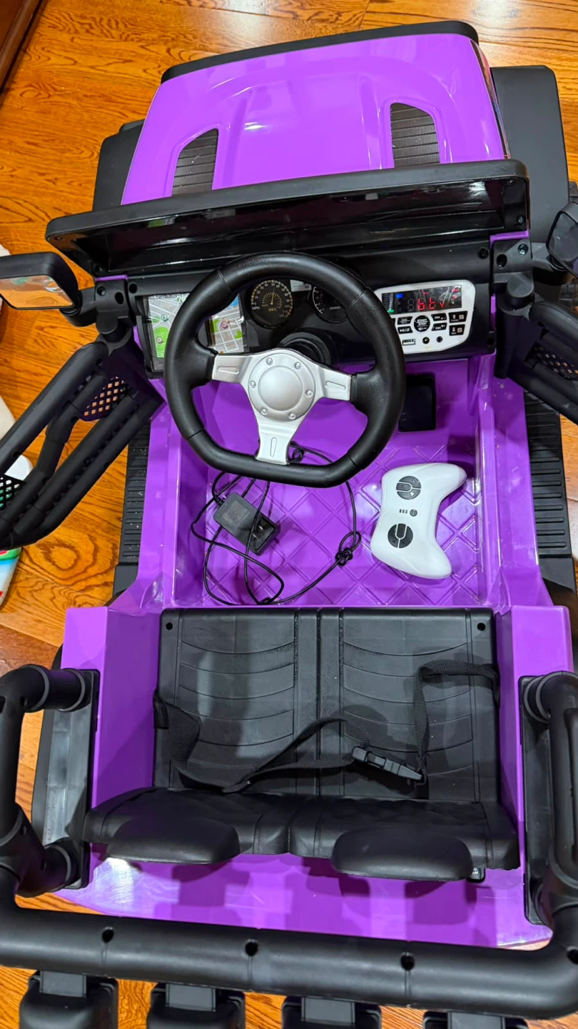 Purple Ride-On Jeep with Remote Control - photo 5