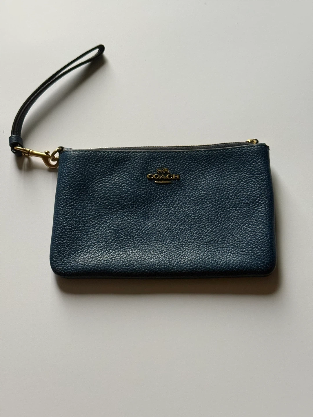 Navy Blue Coach Wristlet - photo 2
