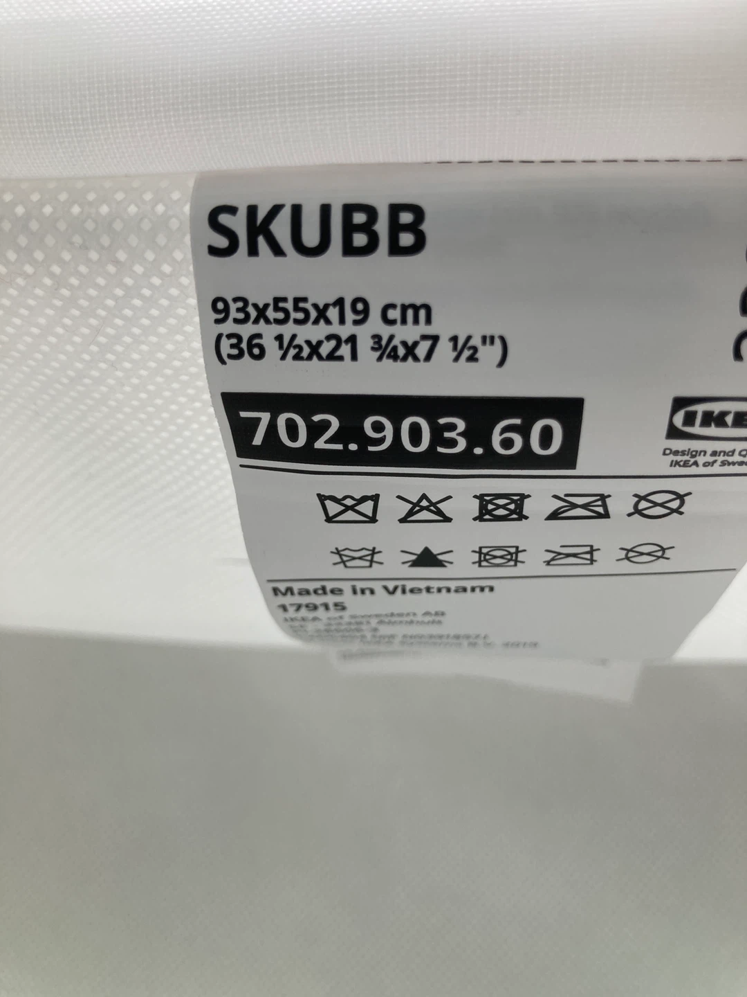 IKEA SKUBB Storage Box 93x55x19 cm - photo 2