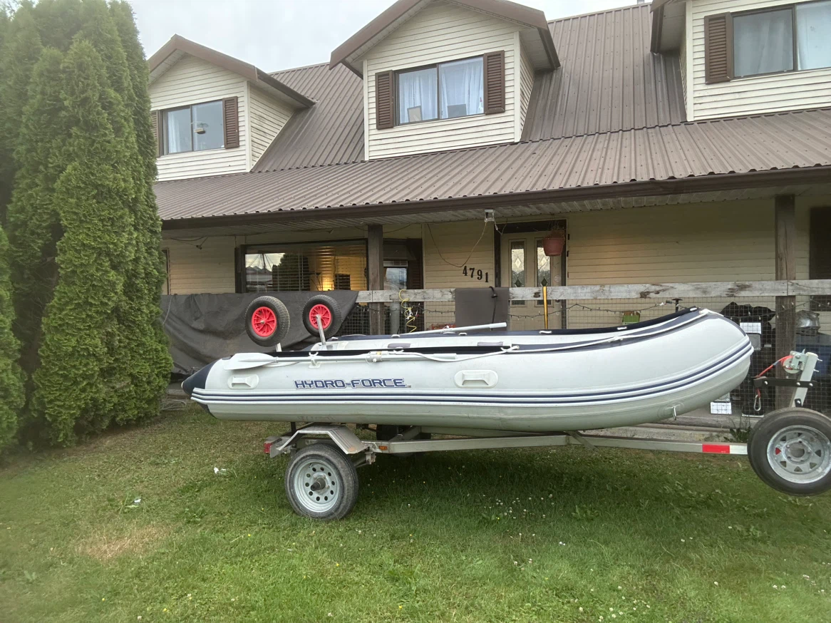 Hydro-Force Inflatable Boat with Trailer