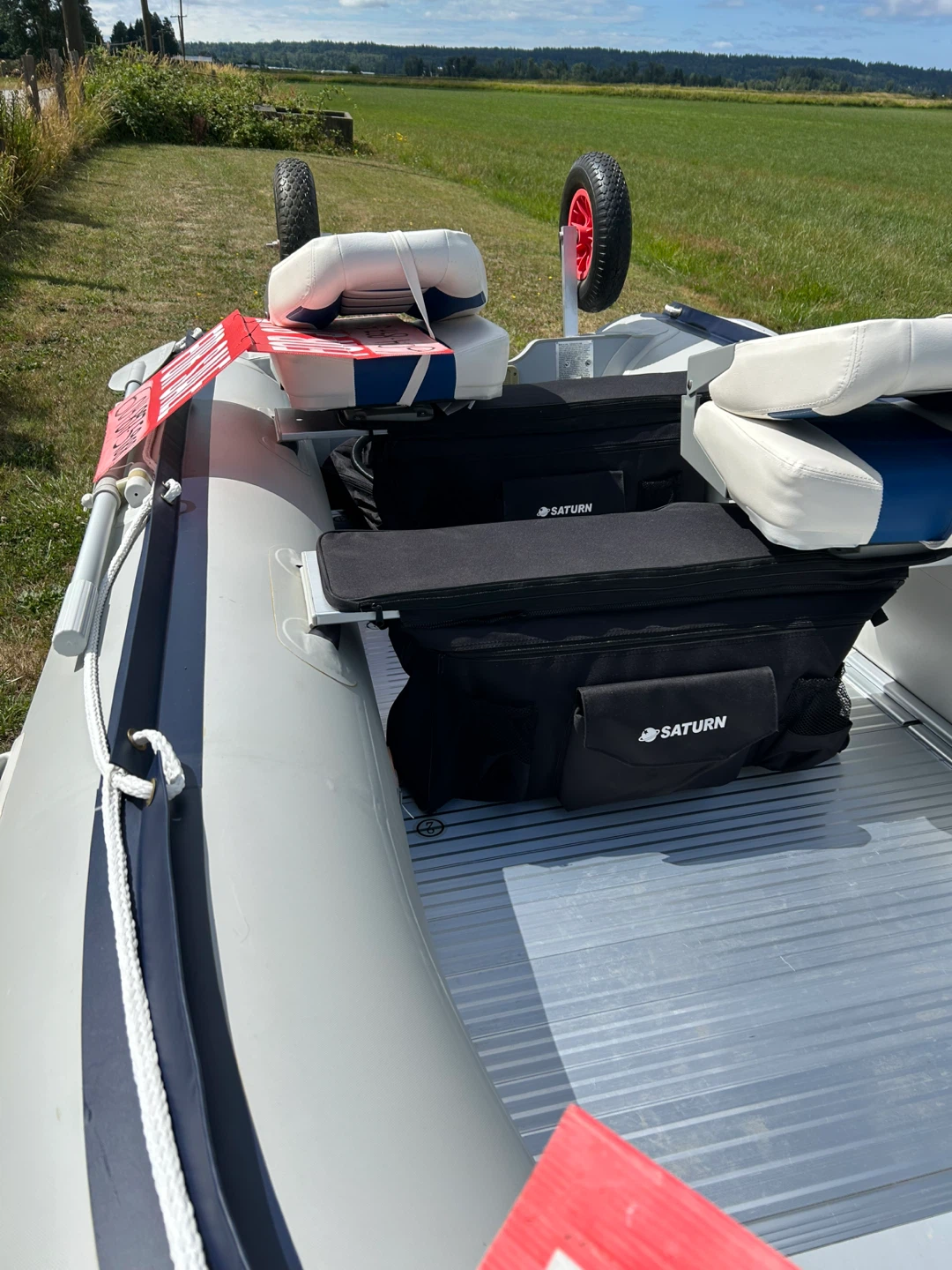 Hydro-Force Inflatable Boat with Trailer - photo 3